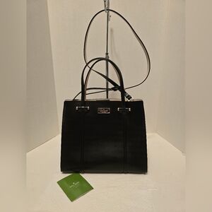 Kate Spade Small Elodie Arbour Hill Black Handbag